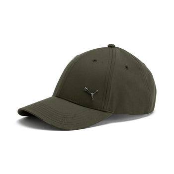 Cappellino verde scuro con logo metallico Puma Metal Cat, Brand, SKU a732000201, Immagine 0